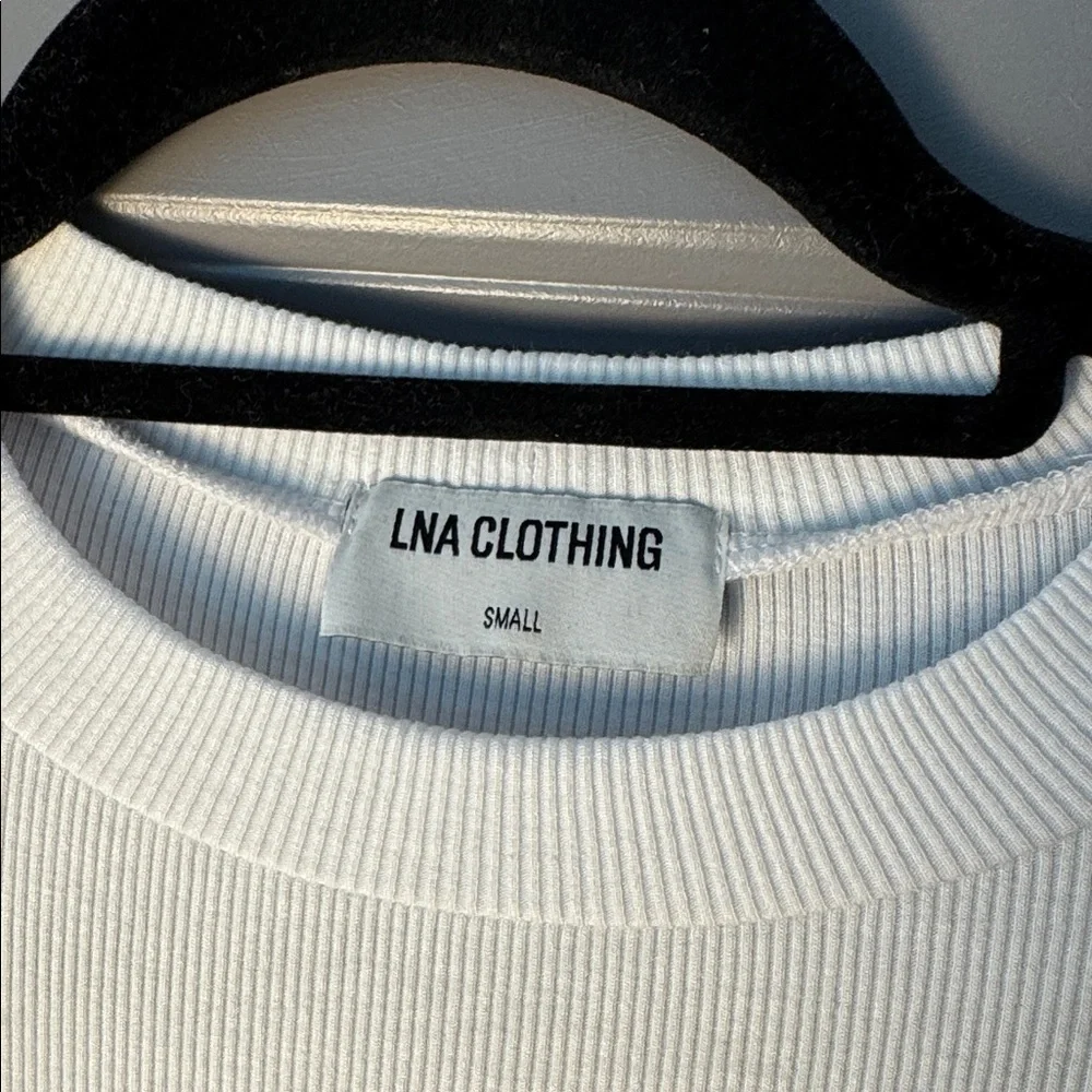 LNA Rilo Rib Long Sleeve Top - Picture 3 of 6